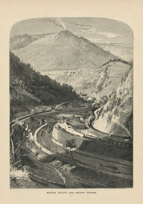 Mauch Chunk and Mount Pisgah, Picturesque America