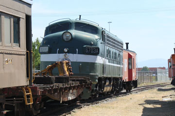 NP EMD F9 #6703A, Inland NW Rail Museum