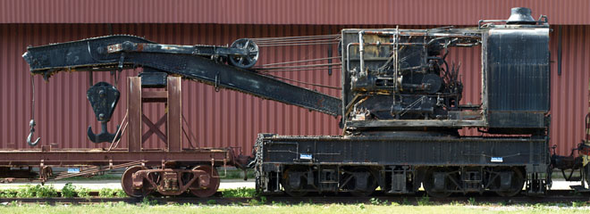 WC Wrecking Crane W-1, National Railroad Museum